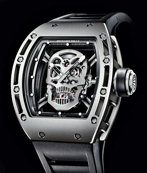 richard mille rm tourbillon watch|Richard Mille black skeleton price.